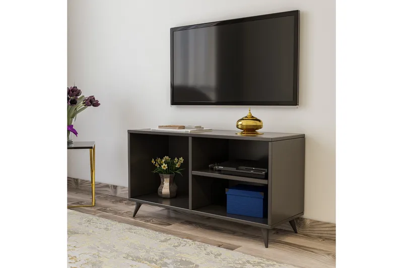 Hensiek TV-Bord 100 cm - Antracit - Møbler - TV borde & mediemøbler - TV-borde