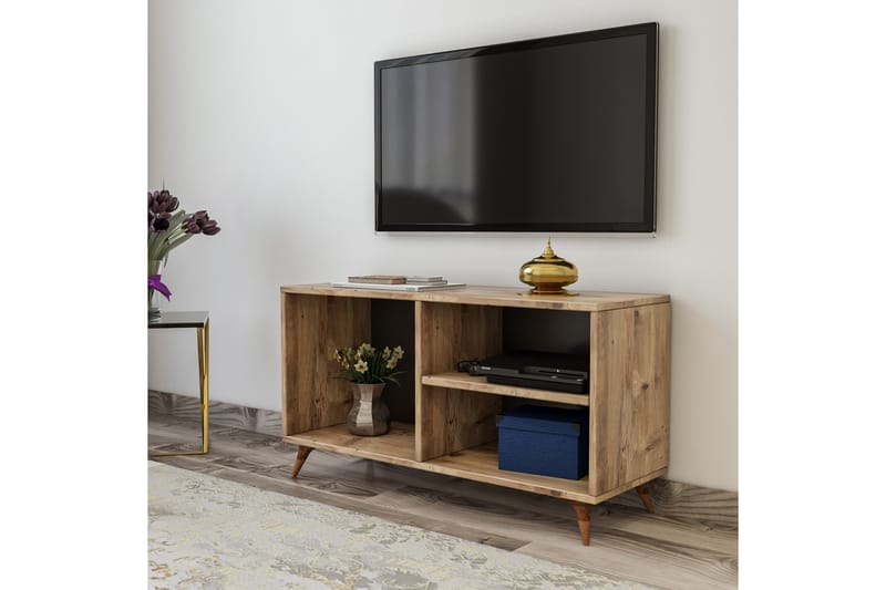 Hensiek TV-Bord 100 cm - Træ/Natur - Møbler - TV borde & mediemøbler - TV-borde