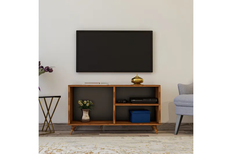 Hensiek TV-Bord 100 cm - Valnød - Møbler - TV borde & mediemøbler - TV-borde