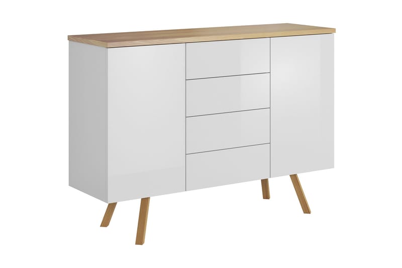 Hermes TV-bord 115 cm - Hvid - Møbler - TV borde & mediemøbler - TV-borde