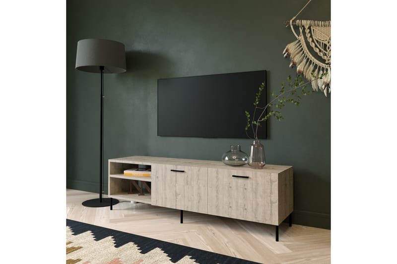 Himmo TV-bord 150 cm - Natur - Møbler - TV borde & mediemøbler - TV-borde