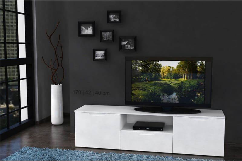 Holman TV-Bord 169,6 cm - Højglans - TV-borde
