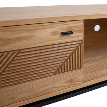 TV-bord HOME4YOU Cindy 180x40x55 cm MDF eg - lys eg - Møbler - TV borde & mediemøbler - TV-borde