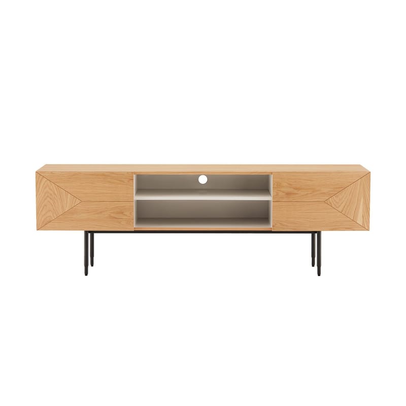 TV-bord HOME4YOU Nate 180x40x58 cm Eg - eg - Møbler - TV borde & mediemøbler - TV-borde