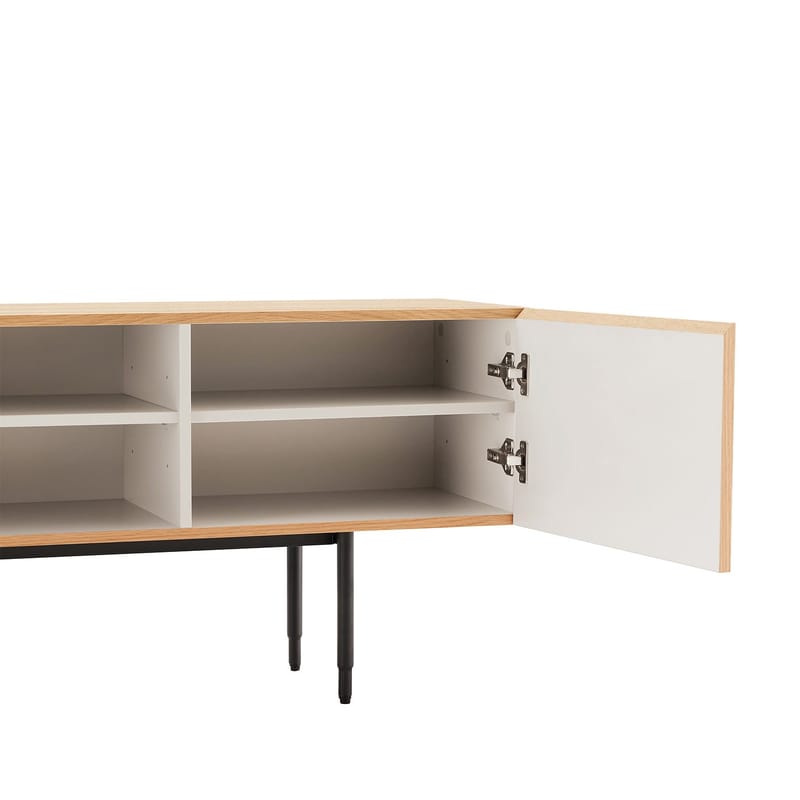 TV-bord HOME4YOU Nate 180x40x58 cm Eg - eg - Møbler - TV borde & mediemøbler - TV-borde