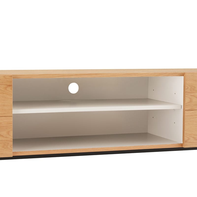 TV-bord HOME4YOU Nate 180x40x58 cm Eg - eg - Møbler - TV borde & mediemøbler - TV-borde