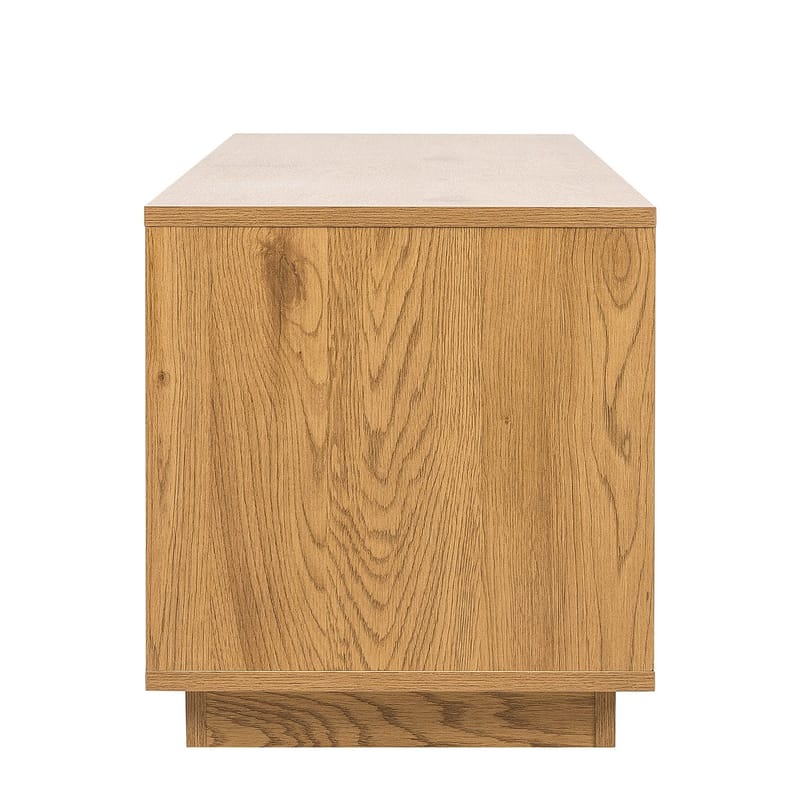 TV-bord HOME4YOU Sacha 180x40x43 cm melamin med egetræsbark - melamin med egebark - Møbler - TV borde & mediemøbler - TV-borde