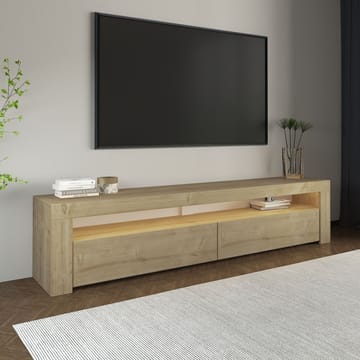 TV-bord Homitis Bati (150 x 46,8 x 36,8 cm) Sapphire Oak - Møbler - TV borde & mediemøbler - TV-borde