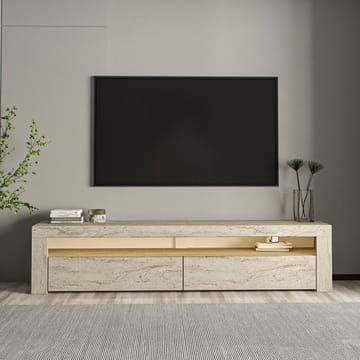TV-bord Homitis Bati (150 x 46,8 x 36,8 cm) Travertin - Møbler - TV borde & mediemøbler - TV-borde