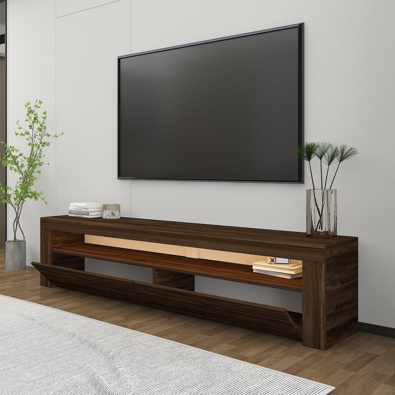 TV-bord Homitis Bati (150 x 46,8 x 36,8 cm) Valnød - Møbler - TV borde & mediemøbler - TV-borde