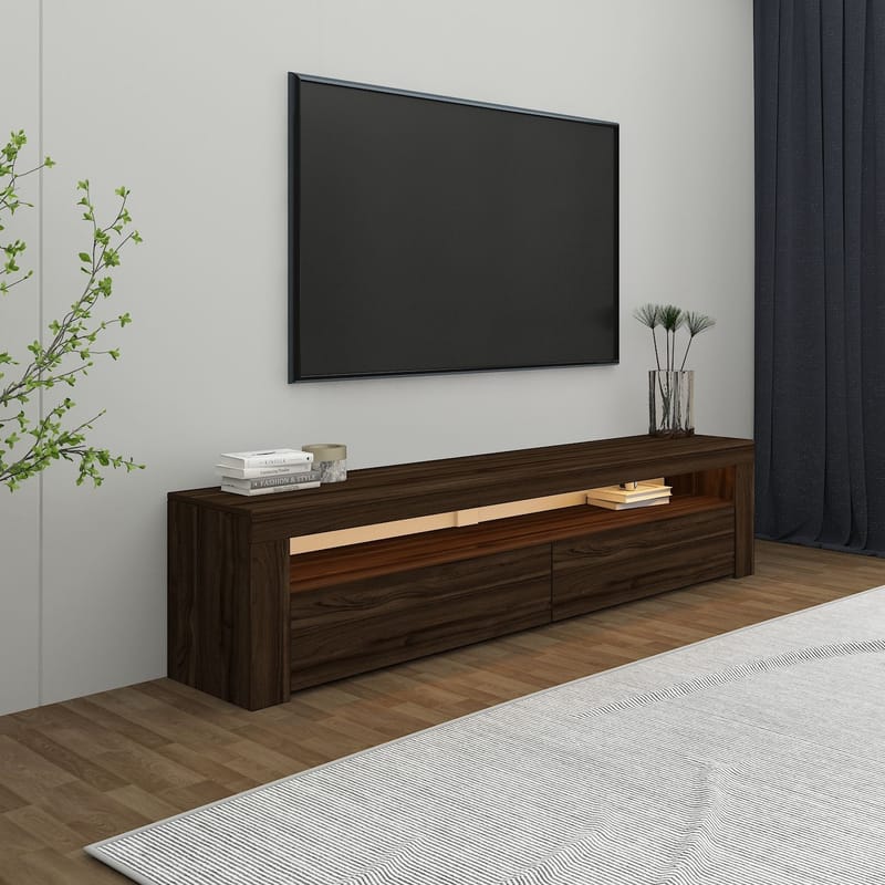 TV-bord Homitis Bati (150 x 46,8 x 36,8 cm) Valnød - Møbler - TV borde & mediemøbler - TV-borde
