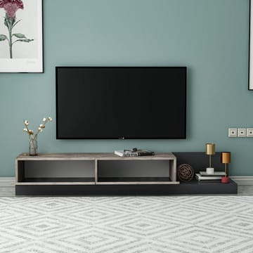 TV-bord Homitis Major (180 x 30 x 37 cm) Gordion marmor antracit - Gordion Marble/Antracit - Møbler - TV borde & mediemøbler - TV-borde