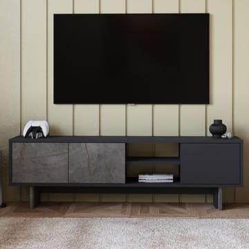 TV-bord Homitis Ravello (150 x 45 x 30 cm) Marmor antracit - Møbler - TV borde & mediemøbler - TV-borde