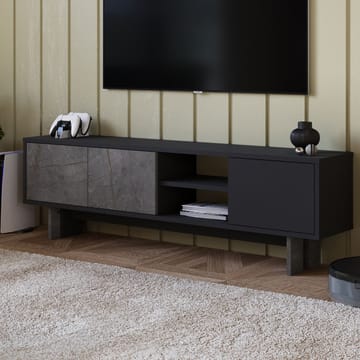 TV-bord Homitis Ravello (150 x 45 x 30 cm) Marmor antracit - Møbler - TV borde & mediemøbler - TV-borde