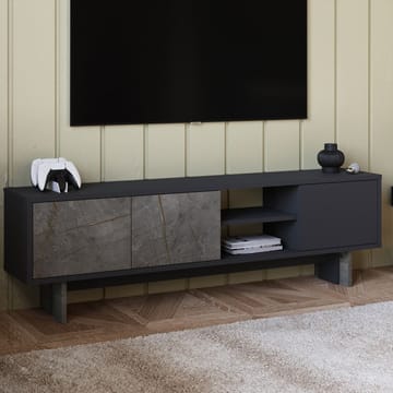 TV-bord Homitis Ravello (150 x 45 x 30 cm) Marmor antracit - Møbler - TV borde & mediemøbler - TV-borde