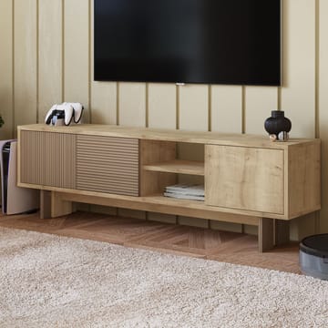 TV-bord Homitis Ravello (150 x 45 x 30 cm) Varm eg Sapphire Oak - Møbler - TV borde & mediemøbler - TV-borde