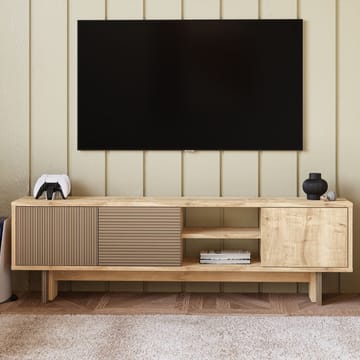 TV-bord Homitis Ravello (150 x 45 x 30 cm) Varm eg Sapphire Oak - Møbler - TV borde & mediemøbler - TV-borde