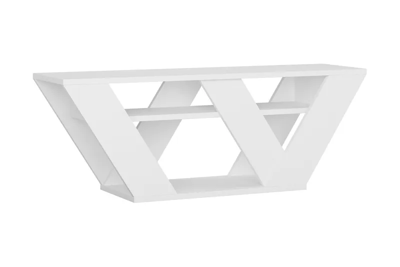 Homitis TV-bænk 110 cm, Hvid