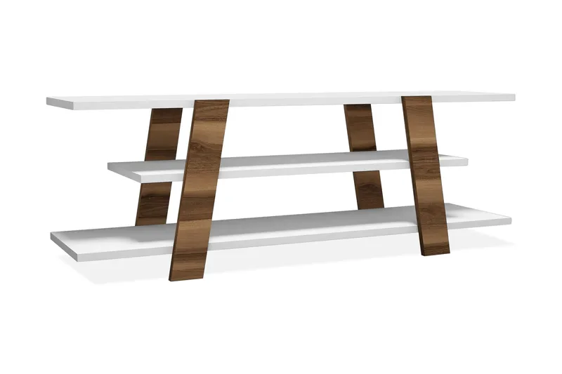 Hovdane TV-Bord 120 cm, Brun/hvid