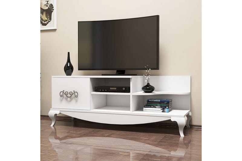 Hovdane TV-Bord 130 cm - Hvid - Møbler - TV borde & mediemøbler - TV-borde