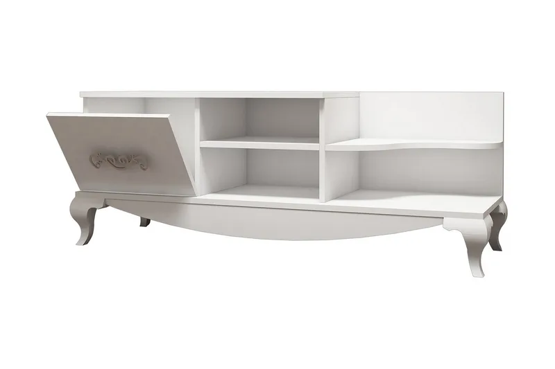 Hovdane TV-Bord 130 cm - Hvid - Møbler - TV borde & mediemøbler - TV-borde