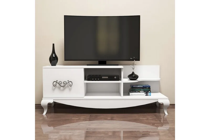 Hovdane TV-Bord 130 cm - Hvid - Møbler - TV borde & mediemøbler - TV-borde