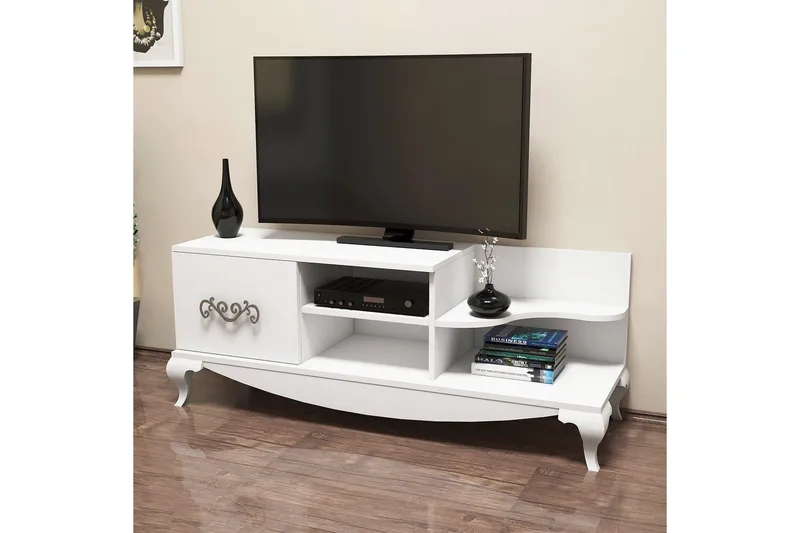 Hovdane TV-Bord 130 cm - Hvid - Møbler - TV borde & mediemøbler - TV-borde