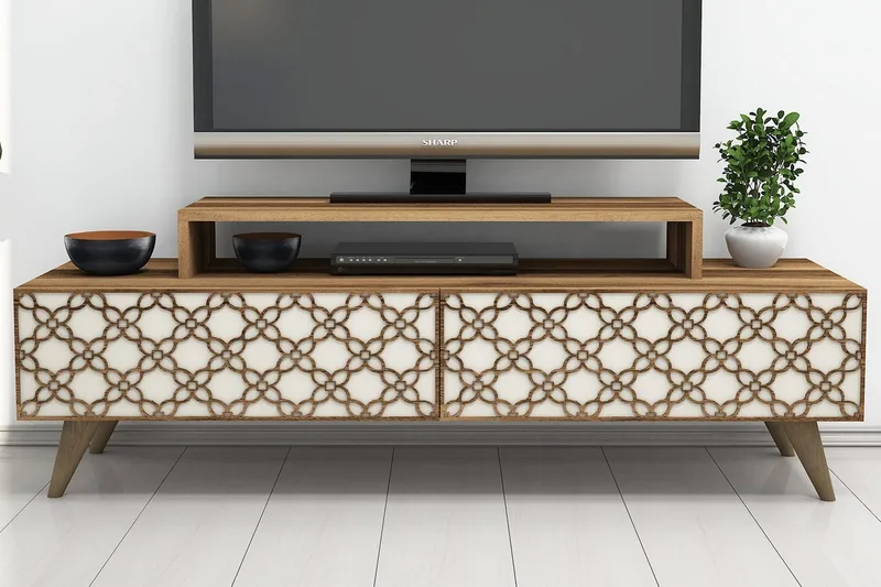 Hovdane TV-Bord 140 cm - Brun - Møbler - TV borde & mediemøbler - TV-borde