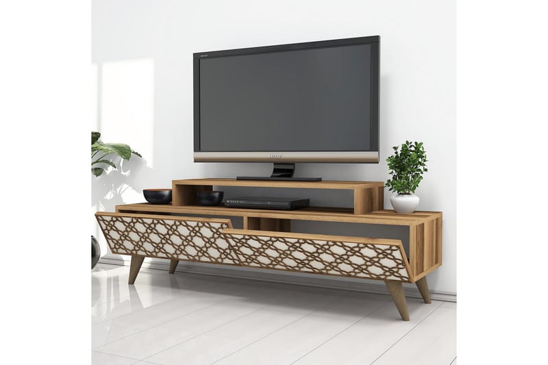 Hovdane TV-Bord 140 cm - Brun - Møbler - TV borde & mediemøbler - TV-borde