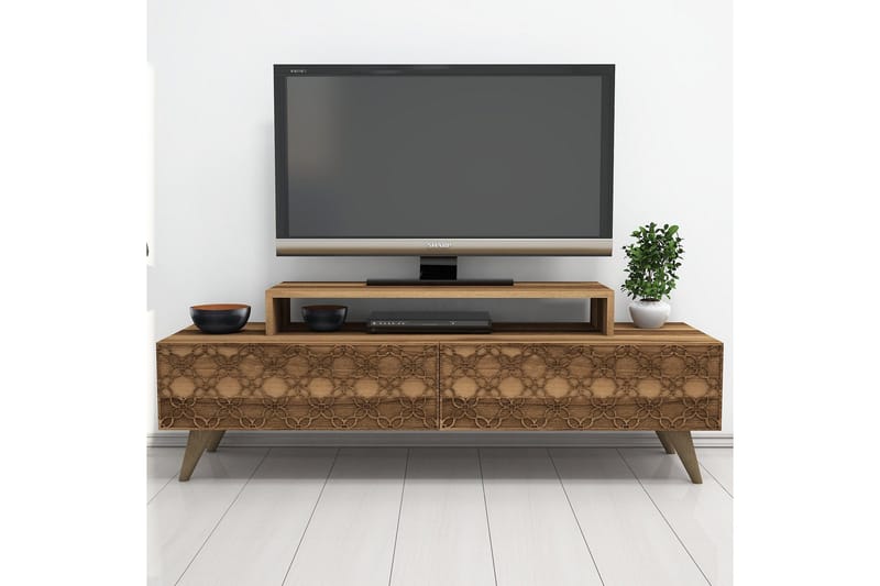 Hovdane TV-Bord 140 cm - Brun - Møbler - TV borde & mediemøbler - TV-borde