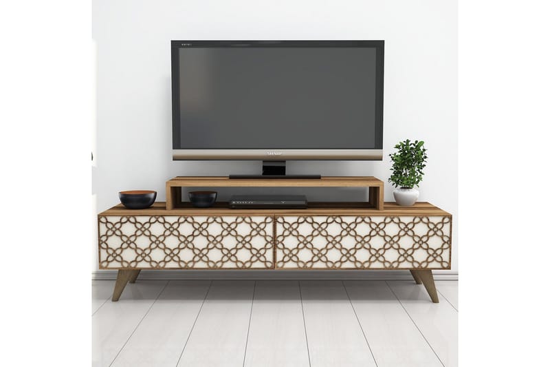 Hovdane TV-Bord 140 cm - Brun - Møbler - TV borde & mediemøbler - TV-borde