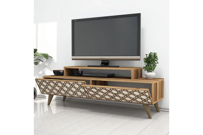Hovdane TV-Bord 140 cm - Brun - Møbler - TV borde & mediemøbler - TV-borde