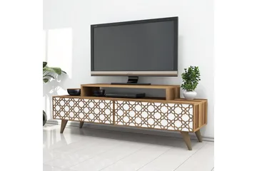 Hovdane TV-Bord 140 cm - Brun/hvid - Møbler - TV borde & mediemøbler - TV-borde