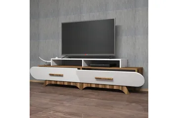 Hovdane TV-Bord 205 cm - Brun/hvid - Møbler - TV borde & mediemøbler - TV-borde
