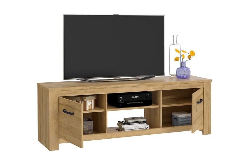 Hovencamp TV-Bord 161 cm - Brun - Møbler - TV borde & mediemøbler - TV-borde