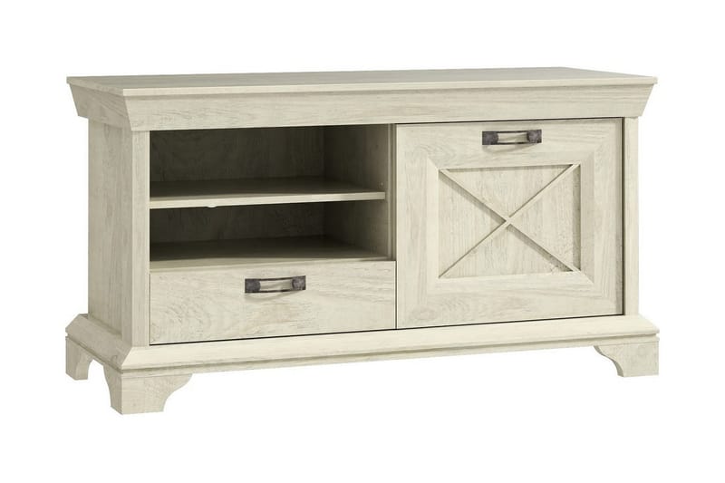 Hurlston TV-Bord 123 cm - Hvid - Møbler - TV borde & mediemøbler - TV-borde