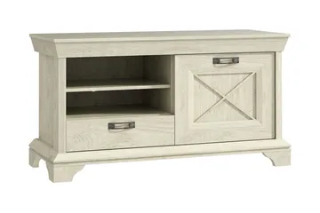 Hurlston TV-Bord 123 cm - Hvid - Møbler - TV borde & mediemøbler - TV-borde