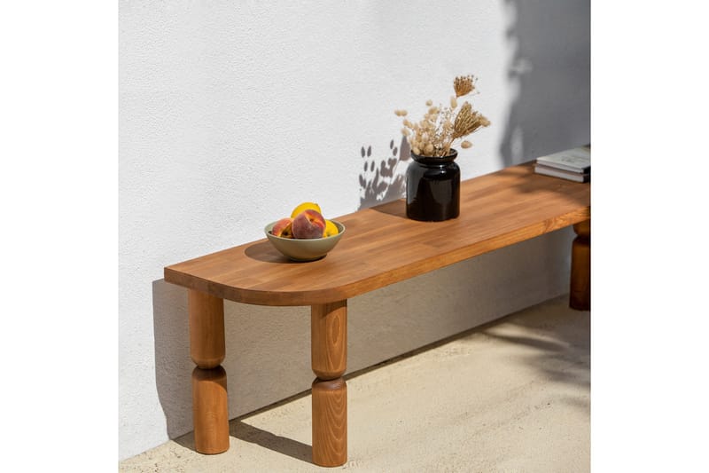 Ida Fritstående TV-bord 140 cm i Mørkt Træ - Brun - Møbler - TV borde & mediemøbler - TV-borde