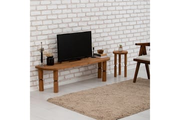 Ida Fritstående TV-bord 140 cm i Mørkt Træ - Brun - Møbler - TV borde & mediemøbler - TV-borde