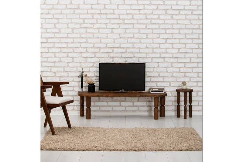 Ida TV-Bord 140 cm, Valnød finér