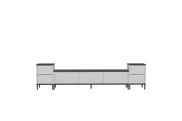 Imaj TV-Bord 260 cm - Guld/Sort/Hvid - Møbler - TV borde & mediemøbler - TV-borde