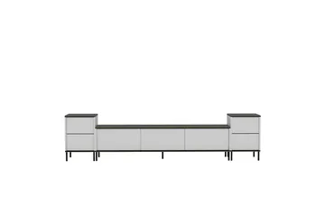 Imaj TV-Bord 260 cm - Guld/Sort/Hvid - Møbler - TV borde & mediemøbler - TV-borde