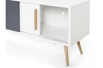 Indiana TV-Bord 40 x 160 cm - Hvid - Møbler - TV borde & mediemøbler - TV-borde