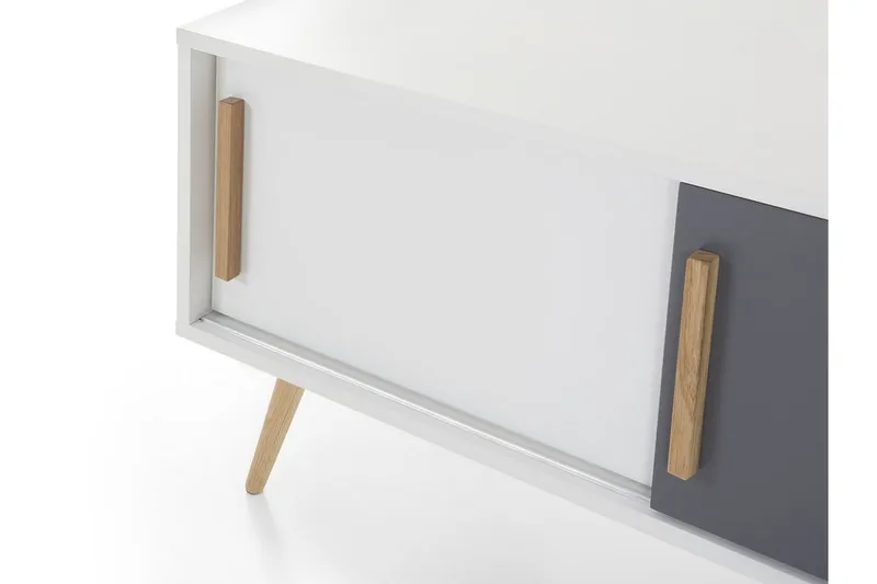 Indiana TV-Bord 40 x 160 cm - Hvid - Møbler - TV borde & mediemøbler - TV-borde