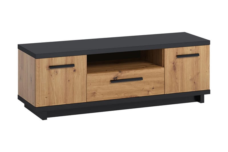 Ines TV-Bord 40x135 cm - Eg/Sort - Møbler - TV borde & mediemøbler - TV-borde