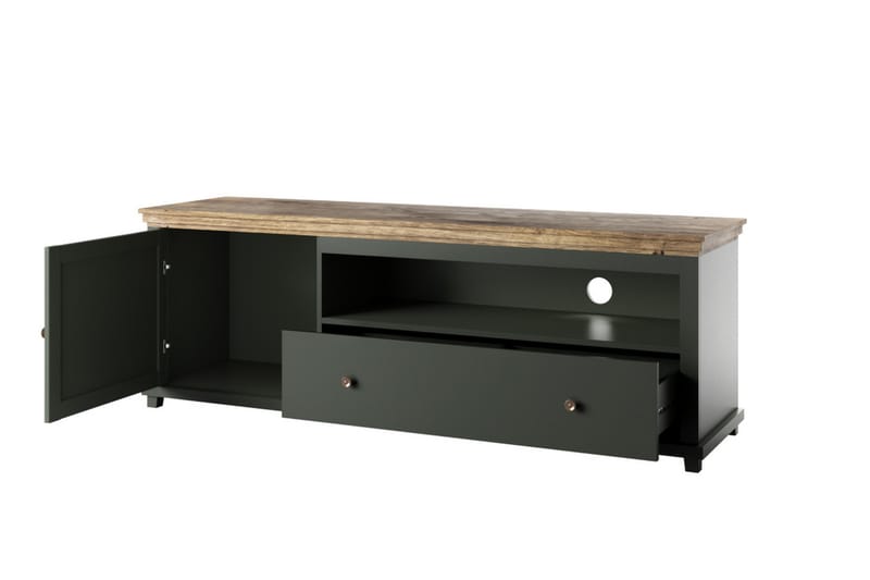 Ivreri TV-bord 181 cm - Khaki/Natur - Møbler - TV borde & mediemøbler - TV-borde