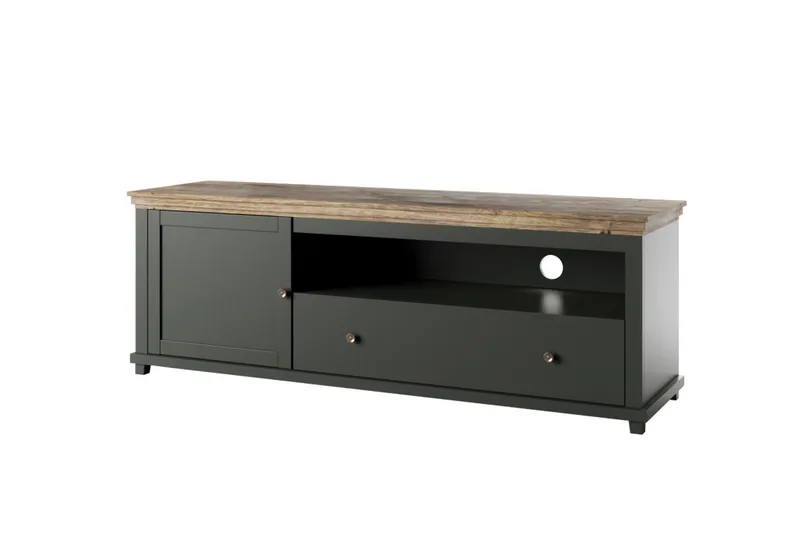 Ivreri TV-bord 181 cm - Khaki/Natur - Møbler - TV borde & mediemøbler - TV-borde