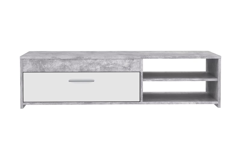 Iztaza TV-Bord 120 cm - Betongrå/hvid - Møbler - TV borde & mediemøbler - TV-borde