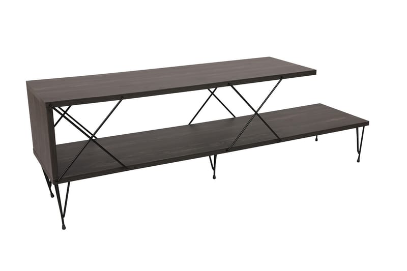 Jaennis TV-Bord 120 cm - Mørkebrun - Møbler - TV borde & mediemøbler - TV-borde