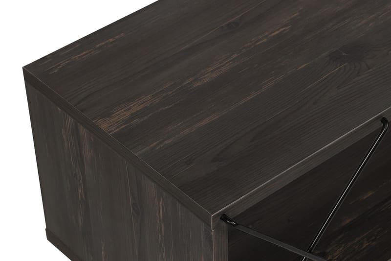 Jaennis TV-Bord 120 cm - Mørkebrun - Møbler - TV borde & mediemøbler - TV-borde